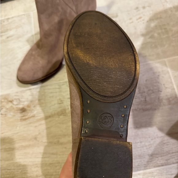Lucky Brand Brown Suede Ankle Booties - Picture 4 of 6